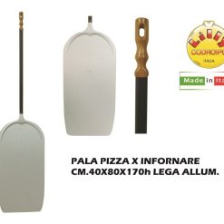Pala Pizza X Infornare Cm.40X90X170H Lega Allum.-8033003309155
