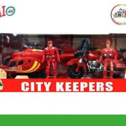 MEZZO POMPIERE CON POMPIERI