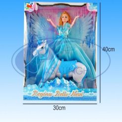 PRINCIPESSA CON CAVALLO UNICORNO