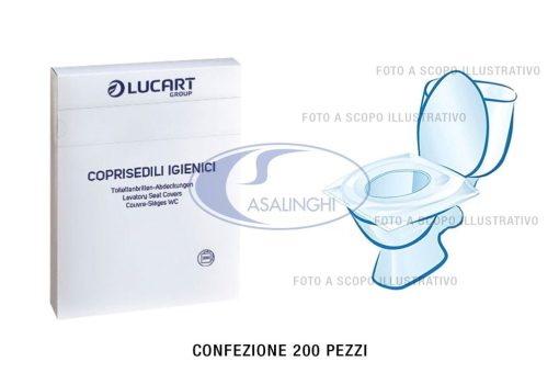 Coprisedili Carta Lucart Set 200 Pz.-3999900005031