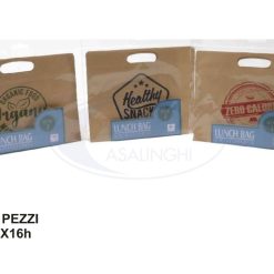 Set 3 Zipper Bag Kraft Alluminio Cm.25X16H Ass.-8034052400725