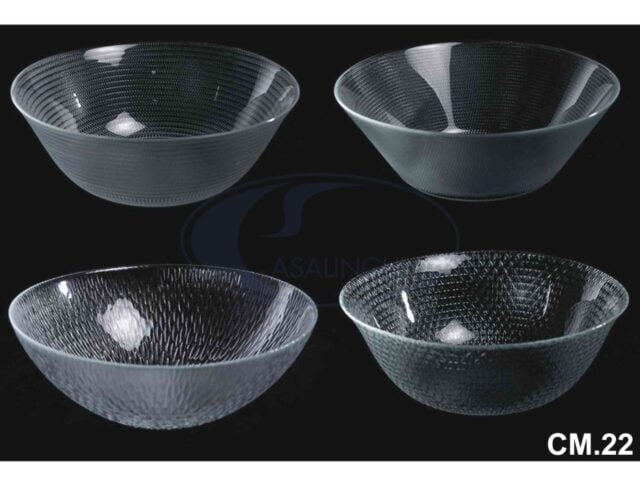 Insalatiera Vetro Trasp. Salad Cm.22 Dis. Ass.-8034052300766