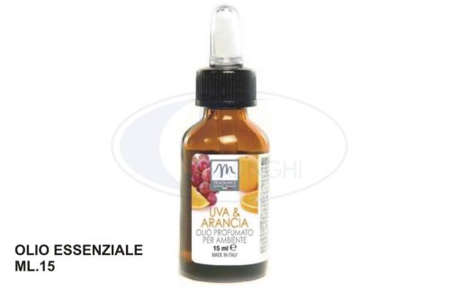 Olio Essenziale Con Gocciolatore Ml.15 Uva E Aranc-8034052316323