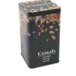Barattolo Latta Cereali Cm.10X10X17