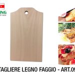 Tagliere Legno Faggio Cm.17X29 Art.09-8020900000278