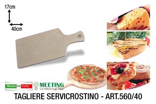 Tagliere Servicrostino Cm.40X17 Art.560/40-8020900024250