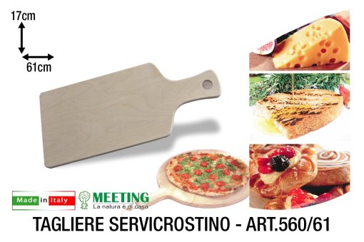 Tagliere Servicrostino Cm.61X17 Art.560/61-8020900024267