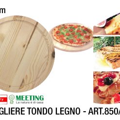 Tagliere Tondo Legno Cm.40 Art.850/40-8020900000629
