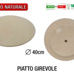 Piatto Girevole Cm.40 Naturale-8020900006072