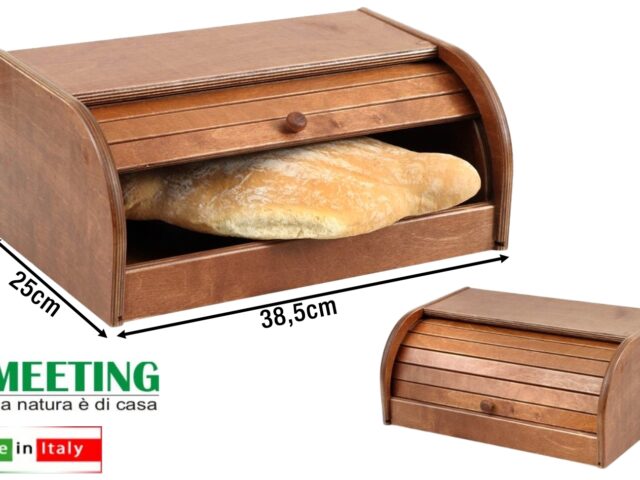 Portapane C/Serrandina Legno Noce Art.181N-8020900015210