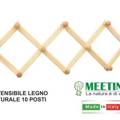 Estensibile Legno 10 Posti Natur. Art.50-8020900011205
