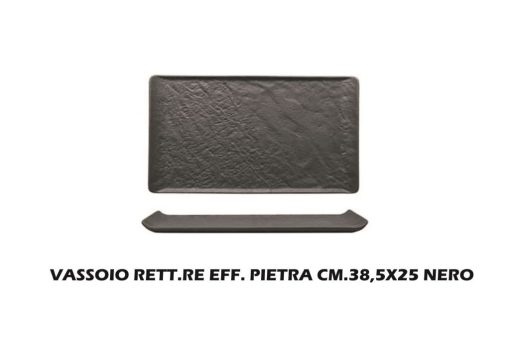 Vassoio Rett.Re Eff. Pietra Cm.38