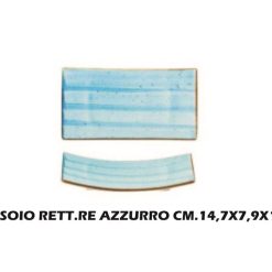 Vassoio Rett.Re Azzurro Cm.14