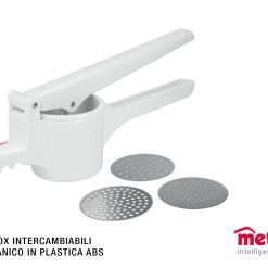 Schiacciapatate Abs Pressy Con 3 Dischi Inox-8002522517150