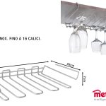 Portabicchieri Da Pensile Cm.38X26X7H Mycrystal-8002523649164