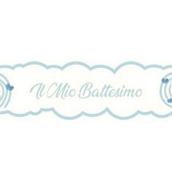 Festone 1 Metro Il Mio Battesimo Celeste-8056184004671