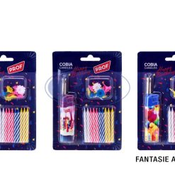 Accendigas A Fiamma Canna Corta + Candeline-3661075199326