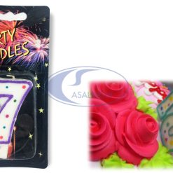 Candelina Singola Viola Numero 7-3999900003884