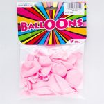 Pallone 9'' Set 20 Pz. Rosa-8056459854192