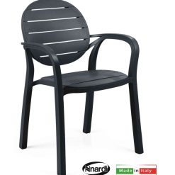 Poltrona Palma Antrac. Schien./Seduta Antrac.-8010352237018