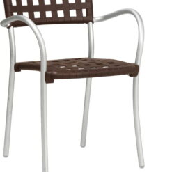 Poltrona Aurora Anodizzato Caffe`-8010352602021