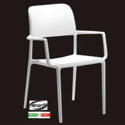 Poltrona Riva Bianco-8010352246003