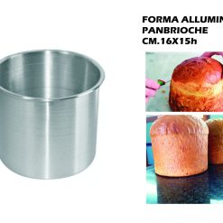 Forma Alluminio Panbrioche Cm.16-8033116413534
