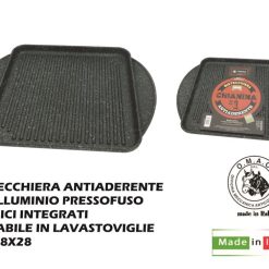 Bistecchiera Alluminio Chianina Cm.28X28-8007427006600