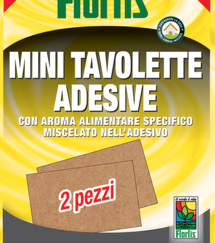 MINI TAVOLETTE ADESIVE 2 PZ CATTURA TOPI SCARAFAGGI SCORPIONI ESCA