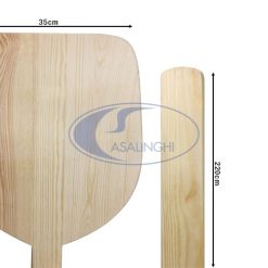 Pala Legno Per Pizza Rett.Re Cm.35X40X200-8032758070228