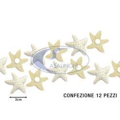 Stella Marina C/Adesivo Cm.3 Set 12 Pz. White-8053251314862