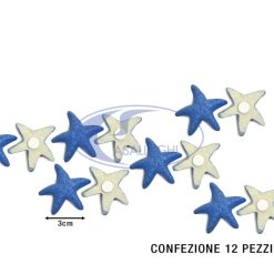 Stella Marina C/Adesivo Cm.3 Set 12 Pz. Blue-8053251314886