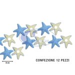 Stella Marina C/Adesivo Cm.3 Set 12 Pz. Lt Blue-8053251314879