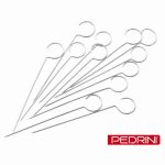 Spiedino Acciaio Inox Cm.10 Set 12 Pz. Pedrini-8006330690043