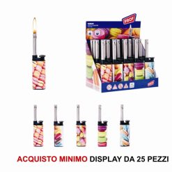 Accendigas A Fiamma Canna Corta Set 25 Pz. Macaron-3661075128364