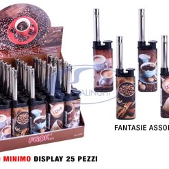 Accendigas A Fiamma Canna Corta Set 25 Pz. Coffee-3661075128388