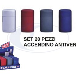 Accendino Antivento Set 20 Pz. A.40804166 Col. Ass-3661075134709
