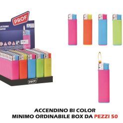 Accendini Box 50 Pz. In Box Bi Color 41804023-3661075214906
