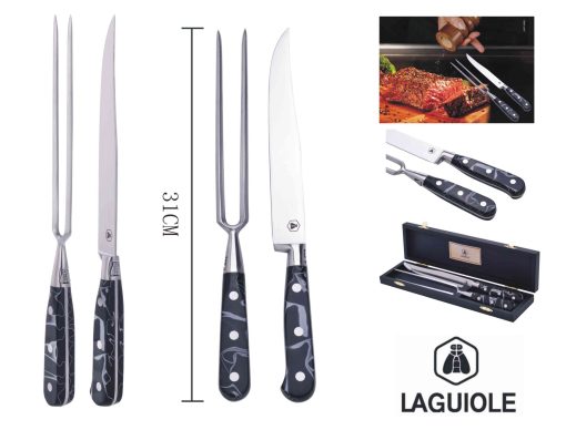 Coltello E Forchettone X Bbq Laguiole-3661075213350