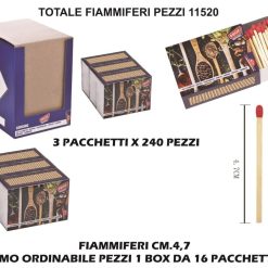 Fiammiferi Cm.4