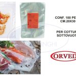 Busta Sottovuoto X Cottura Gr.80 Cm.20X30 Conf. 100 Pz.-8031078520307