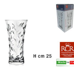 vaso vetro laurus cm.25h