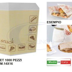 Prendi Snack Crema Marrone Set 1000 Pz. Polit.-8019981972802