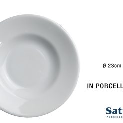 Piatto Tivoli Fondo Cm.23 Bianco-8003342020011