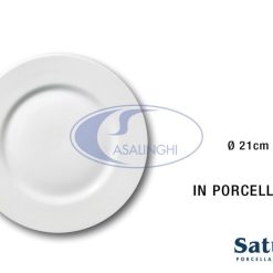 Piatto Ischia Frutta Cm.21 Bianco-8003342001782