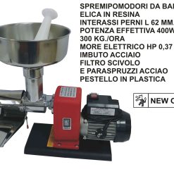 Spremipomodori Da Banco Om-2810-R 400W 300 Kg./Ora-8000701971786