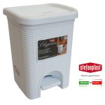 Pattumiera Da Bagno Elegance Lt.6 Bianca Stefanplast-8003507301009