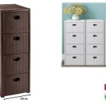 Cassettiera Elegance Slim 4 Cassetti Moka-8003507303027