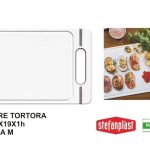 Tagliere Italian Chef M Cm.29X19X1H Bianco/Tortora-8003507513167