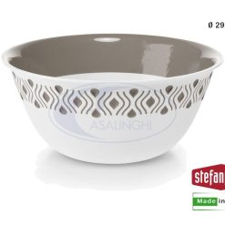 Insalatiera Plastica Tosca Cm.29 Bianco/Tortora-8003507551008